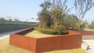 杭锦耐候钢挡土墙
